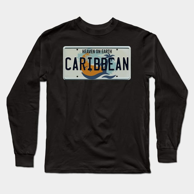 Caribbean summer vacation Long Sleeve T-Shirt by SerenityByAlex
